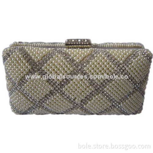 Evening Clutch Bag, Made of Beads, Can be Customized for Clients